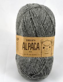 Alpaca mix 517 sivá stredná