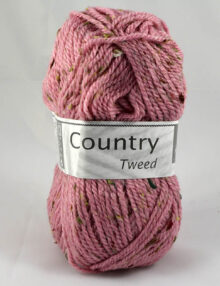 Country tweed 289 púdrová ružová