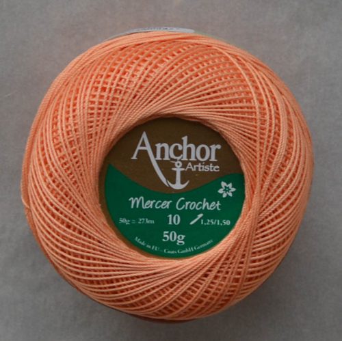 Anchor Mercer Crochet 10 lososová 336