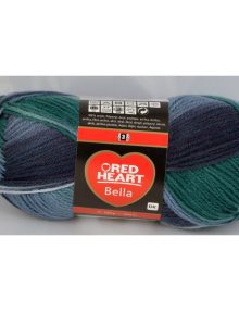 Bella 1004 smaragd/tmavomodrá/sivomodrá