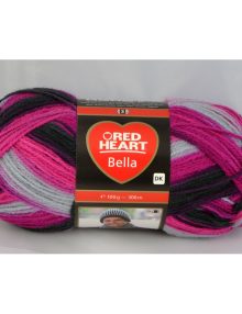 Bella 1007 pink/fialová/sivá