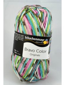 Bravo color 2083 modrá/sivá/ružová pastel
