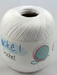 Crochet 11 biela