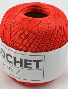 Crochet 4 červená