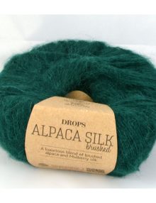 Drops Brushed alpaca silk 11 jedľová zelená
