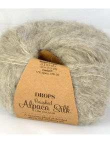 Drops Brushed alpaca silk 2 sivá