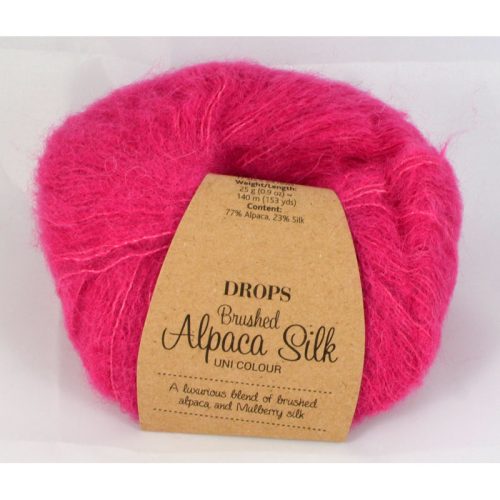 Brushed alpaca silk 18 pink