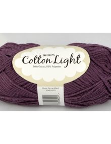 Cotton light 24 baklažánová