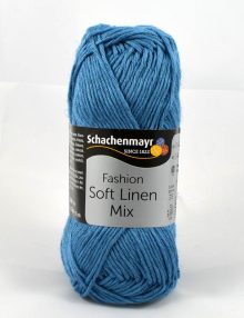 Soft Linen Mix 51 Azúrová