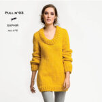 CHB 26/03 Dlhý pulóver - návod + priadza