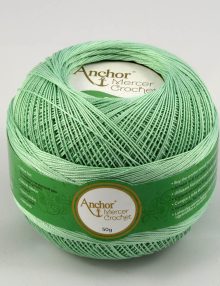 Anchor Mercer Crochet 20 206 svetlá zelená