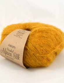 Brushed alpaca silk 19 horčicová