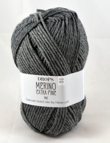 Merino Extra Fine 4 sivá