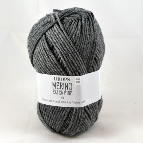 Merino Extra Fine 4 sivá