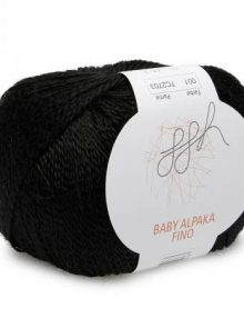 Baby Alpaka Fino 1 čierna