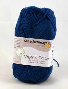 Organic cotton 50 džínsová modrá