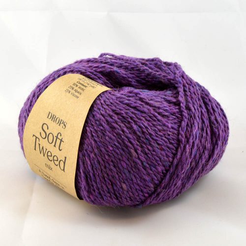 Soft Tweed 15 purpurová