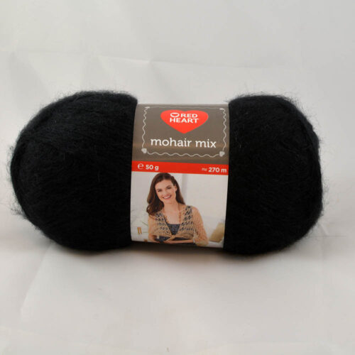 Mohair Mix 217 čierna