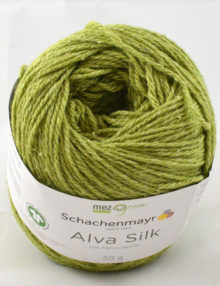 Alva Silk 70 jablková zelená
