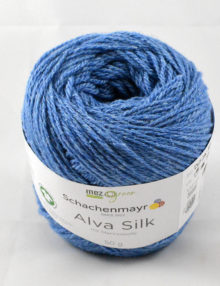 Alva Silk 51 stredná modrá