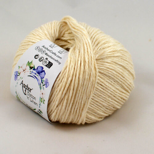 Anchor Cotton Linen 1 prírodná biela